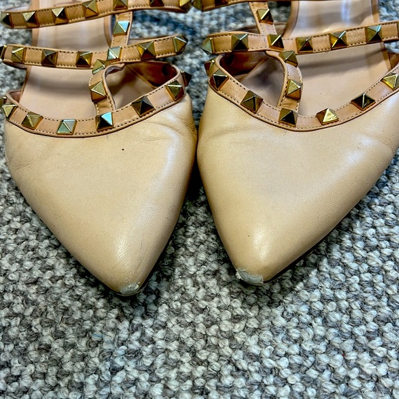 Davina French Sole slides. Beige. - Picture 4 of 4